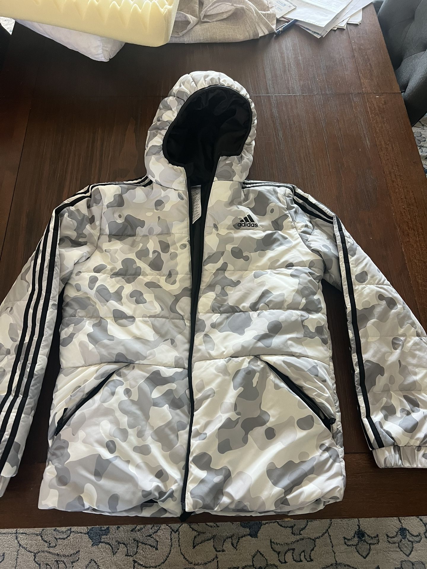 Adidas Puffy Jacket - Youth XL