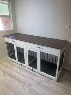 Indoor Nice Animal Cage / Litter Box Storage with Drawers