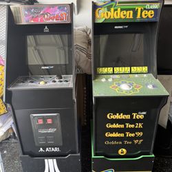 Arcade 1up Golden Tee & Tempest 
