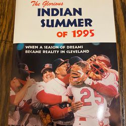 Cleveland Indians 1995 Season Review Book MLB Sports Guardians Tribe Baseball History
