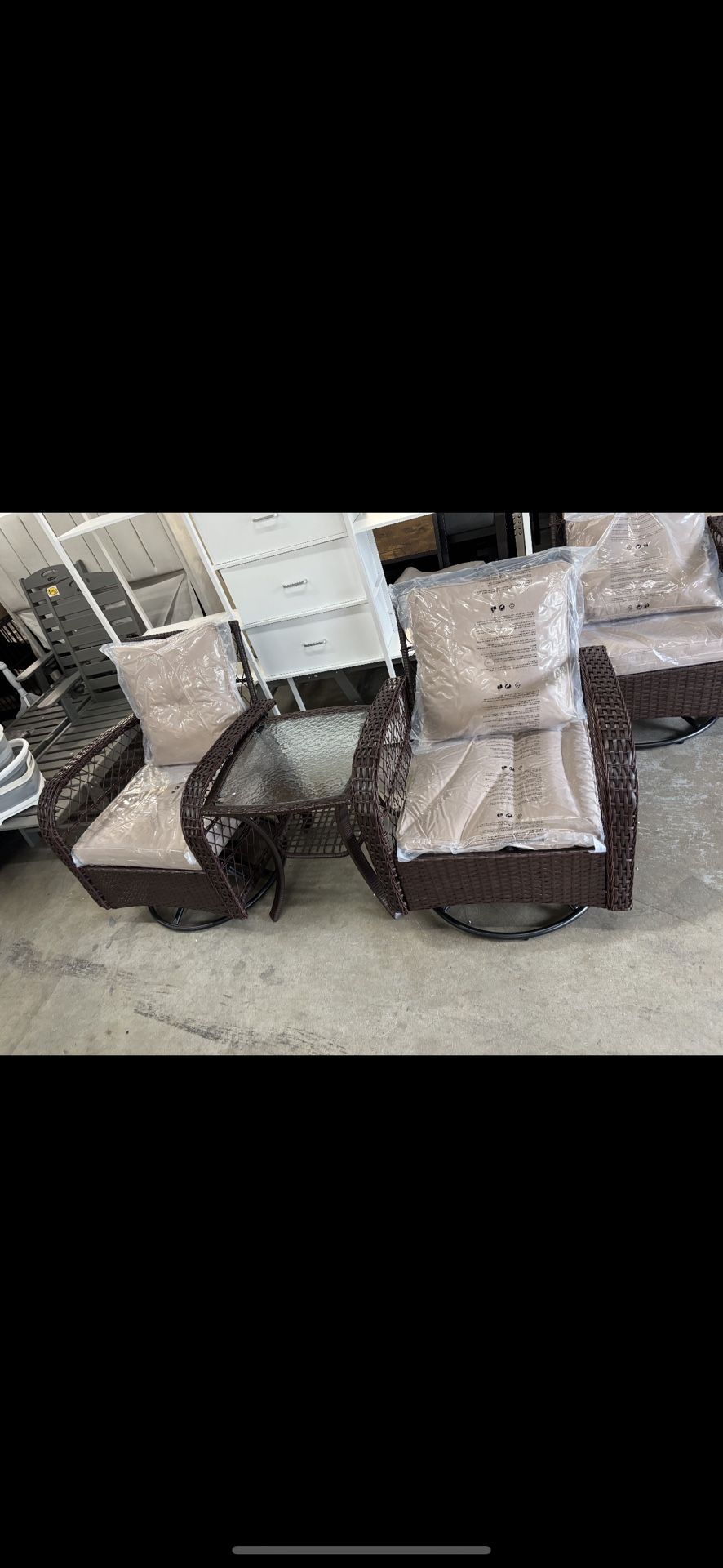 New 3 pieces patio set