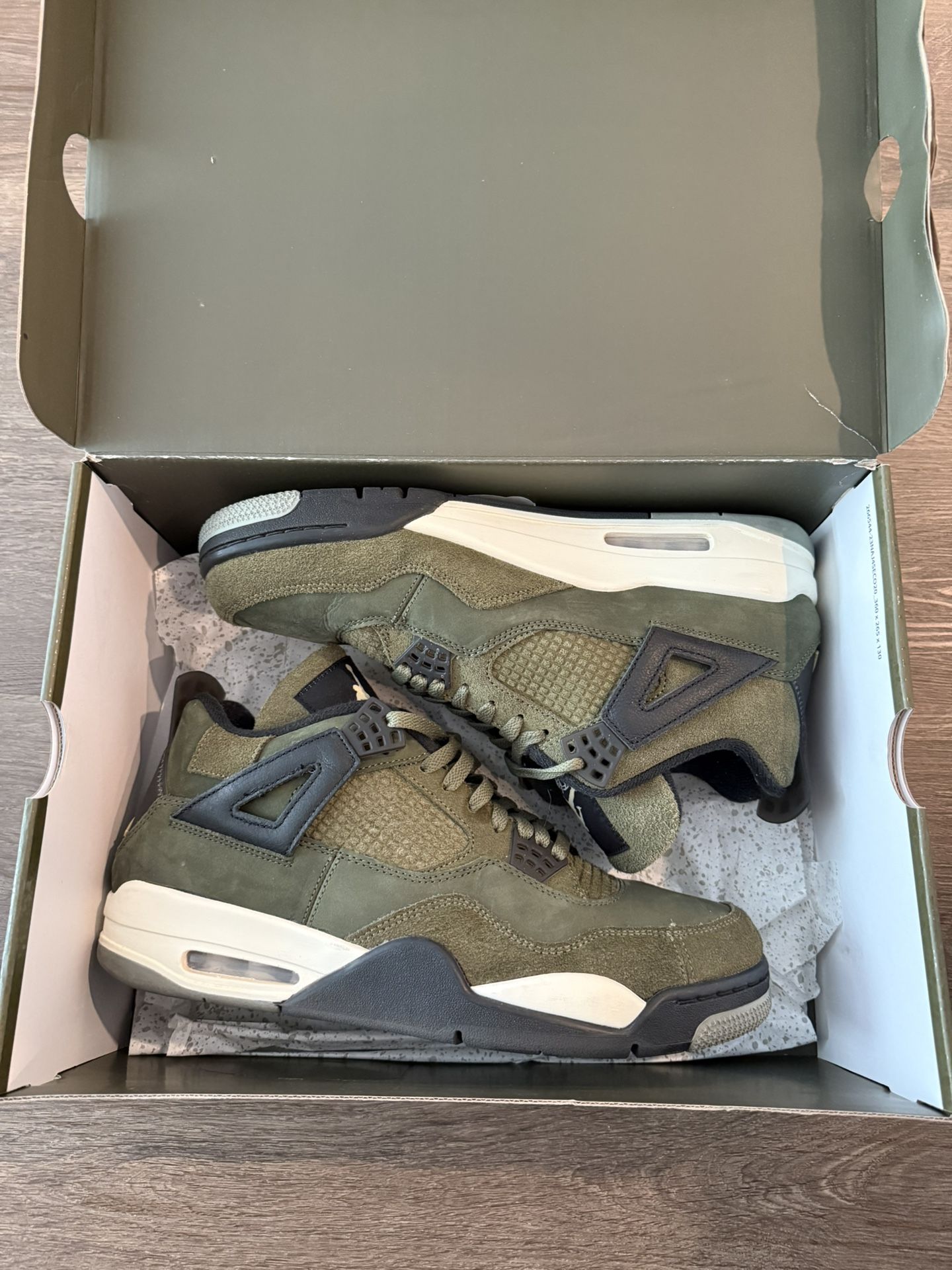 Air Jordan 4 Retro Craft 'Olive' Size 12