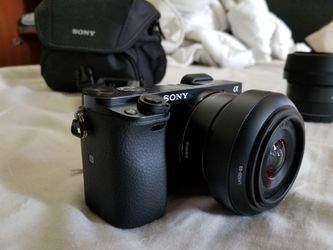 Sony A-6000 w/ 2 Sigma Lenses and Accessories