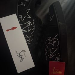 Christian Louboutin: Red Bottom Star Rhinestone Size 9.5