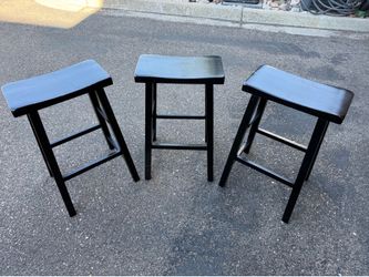 Black barstools 3×