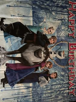 Frozen Birthday Banner