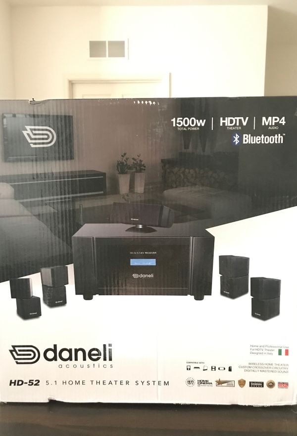 Daneli Acoustics, HD-52 5.1 HOME THEATER SYSTEM for Sale in