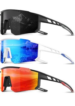 3 Pack Polarized Sunglasses
