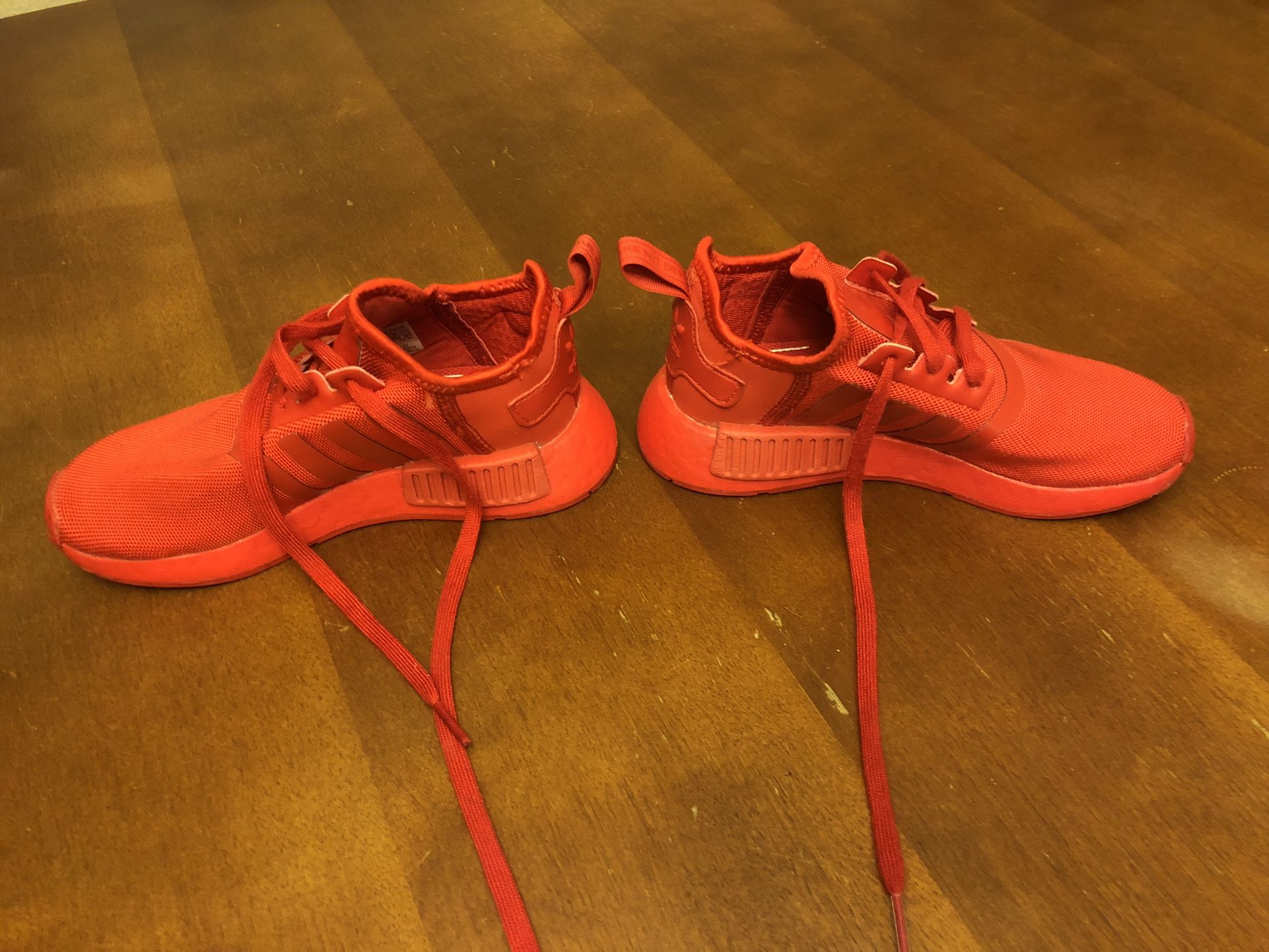 Adidas Kids All Red Size 13k