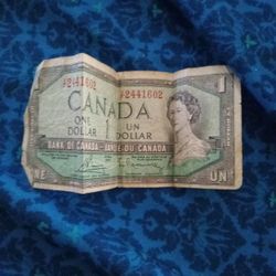 Old Money Canada One And 2 Dollar 