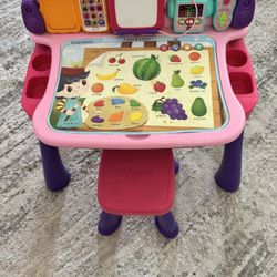 VTech Touch and Learn Activity Desk Deluxe, Pink