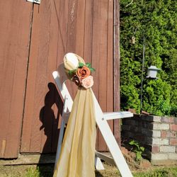 10 Ceremony Aisle Way Bows With Flowers Decor 