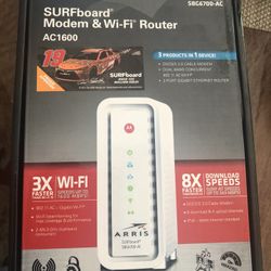 Modem & Wi -Fi Router
