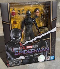 Spiderman SH Figuarts black & gold suit figure