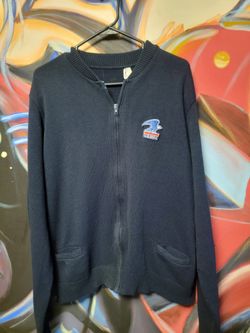 Vintage Usps Cardigan Navy Blue Size Large