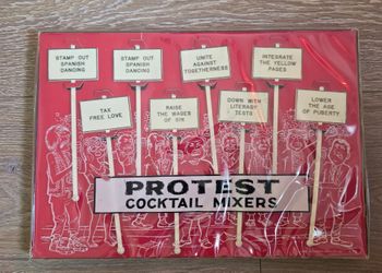 Vintage kitsch cocktail mixers
