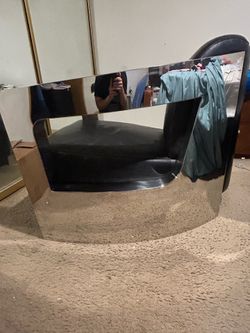 Designer rare club chair  chrome