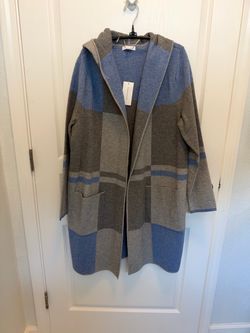 Charter Club Hooded Cardigan Sweater CoatL