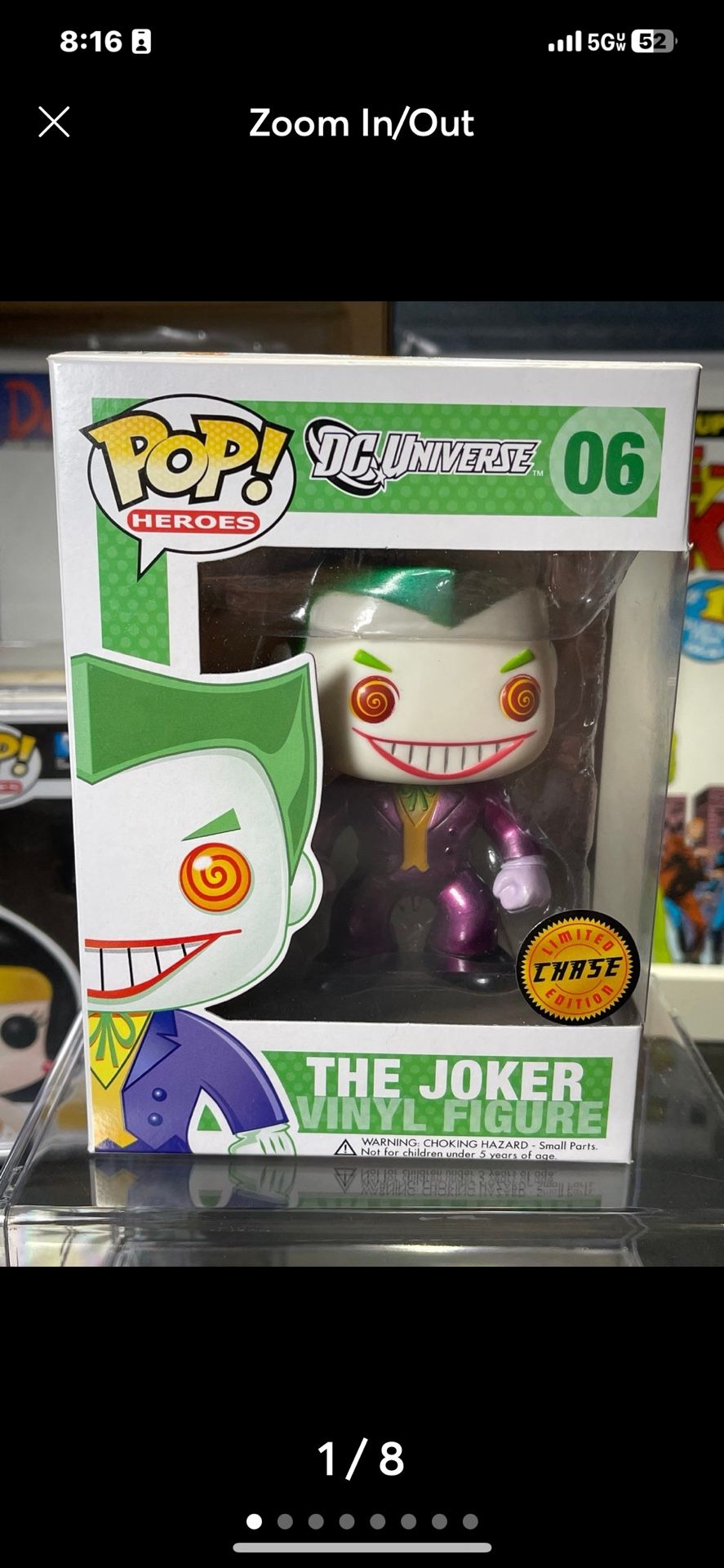 The Joker #07 Funko Pop - Metallic Chase Variant