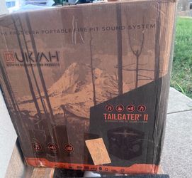 Ukiah Tailgater II Fire Pit + Bluetooth Sound System