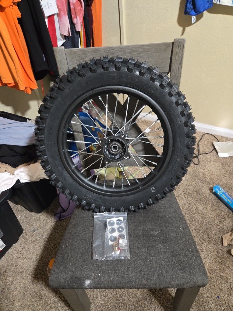 Pit Bike Rim And Tire