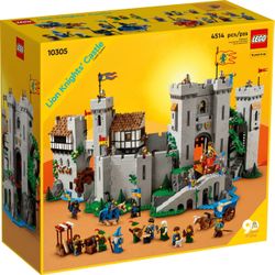 LEGO Icons Lion Knights' Castle 10305 – Complete, No Box