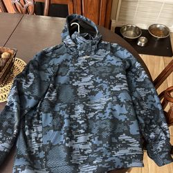 Aftco Reaper Technical Hoodie Navy Digi Camouflage 2xl With Gather
