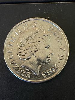 2013 UK TEN PENCE COIN