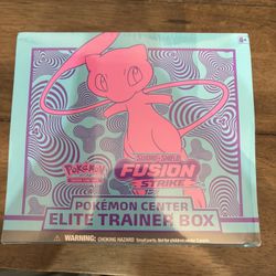 SWSH Fusion Strike Pokemon Center Elite Trainer Box (ETB) Sealed