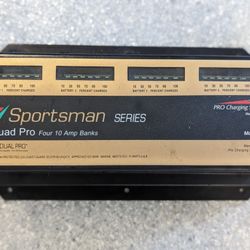Onboard 4 Bank 10 Amps Per Bank Dual Pro Sportsman Series Charger