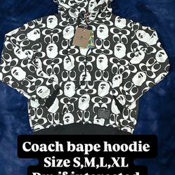 coach x bape sweaters