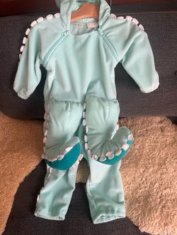 Babystyle Aqua Halloween Octopus Costume Jumpsuit