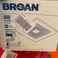 Broan Ventilator Fan