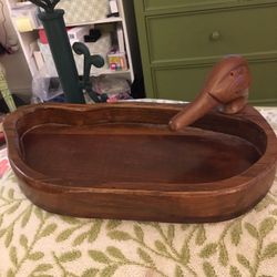   Duck  Wooden Container  13 1.2” By  7 1.2”