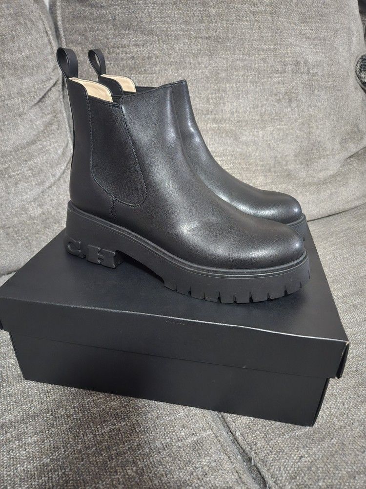 Coach Leather Booties