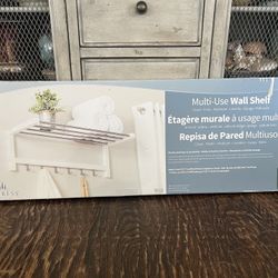 Cypress Multi Use White Shelf