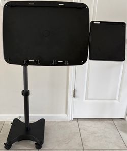 LEVO G2 Deluxe Rolling Laptop Stand WITH Mouse Tray