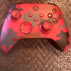 Xbox Series x/S Wireless Controller Red Camo