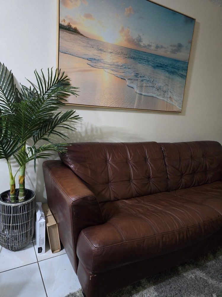 2 Sofas de cuero - 2 leather sofas