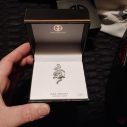 Giani Bernini Sterling Silver Snake Ring 