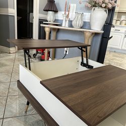 Coffee table with storage