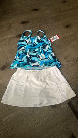 Ellen Tracy 2 piece bathing suit