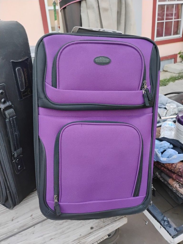 The Purple . Suitcase Is New Other One Is Used Half Different Prices You Can Text Me For Prices