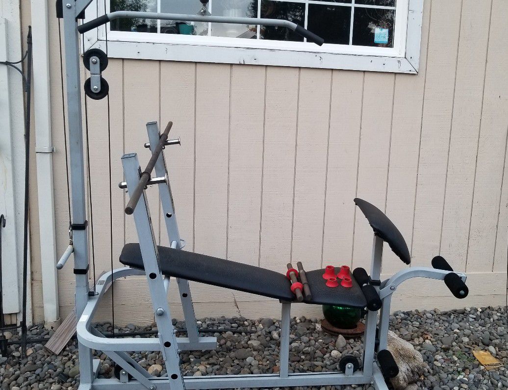 Standard weight combo workout bench