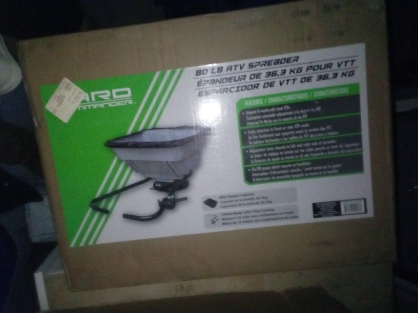 Yard Commander 80 Lb ATV Spreader