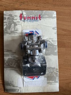 Holley Fuel Pressure Regulator Chrome Plated 34R-6657B