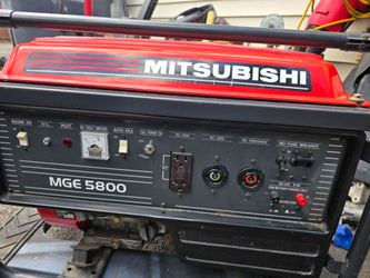 Mitsubishi MGE5800 portable, gasoline-powered  generator.