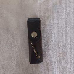 Vintage Leatherman Tool Leather Snap Case CASE ONLY