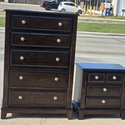 DRESSER AND NIGHTSTAND 