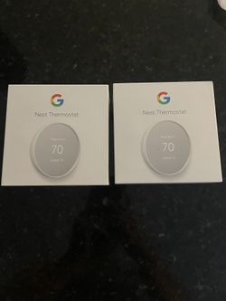 Google - Nest Smart Programmable Wifi Thermostat - Snow